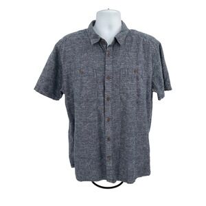 PATAGONIA MENS SHORT SLEEVE BUTTON DOWN SHIRT‎ SIZE LARGE